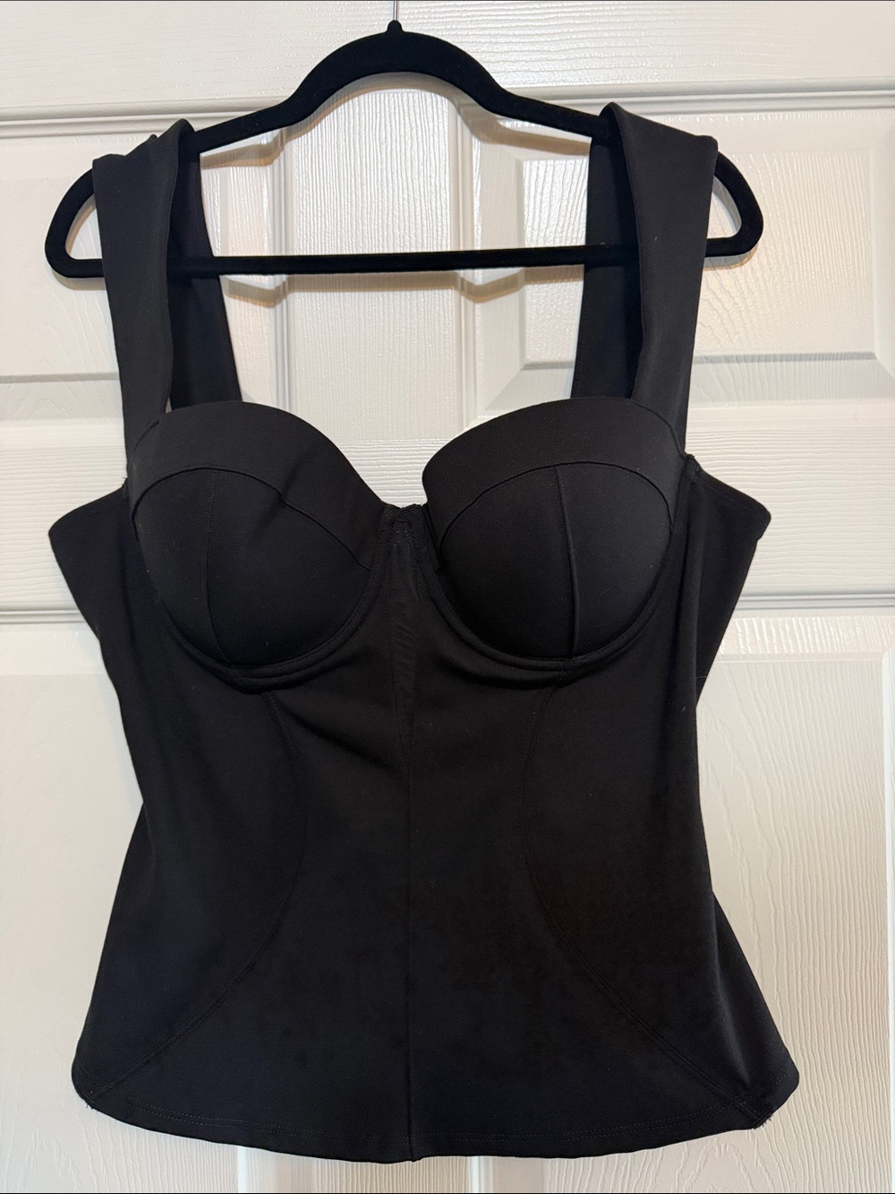 TA3 Black Bustier Corset Top XL NWOT
